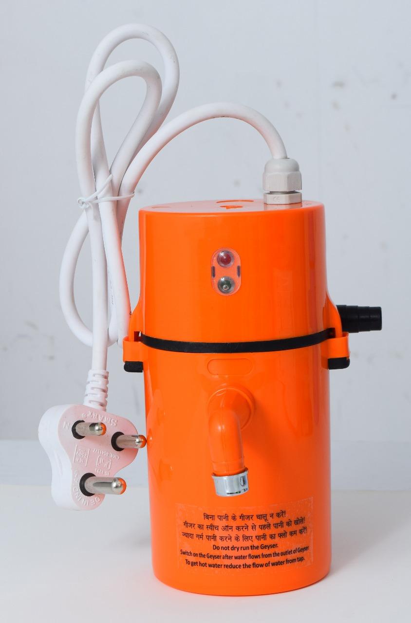 Instant Electric Water Geyser(Orange Colour Available)